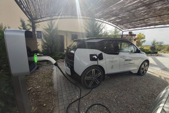 Premium electric vehicle charging stations