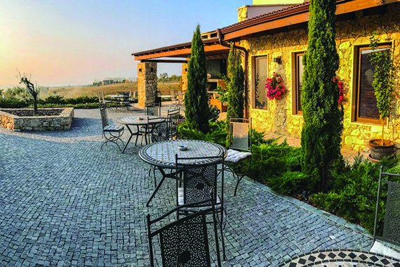 Tempting desserts on the terrace